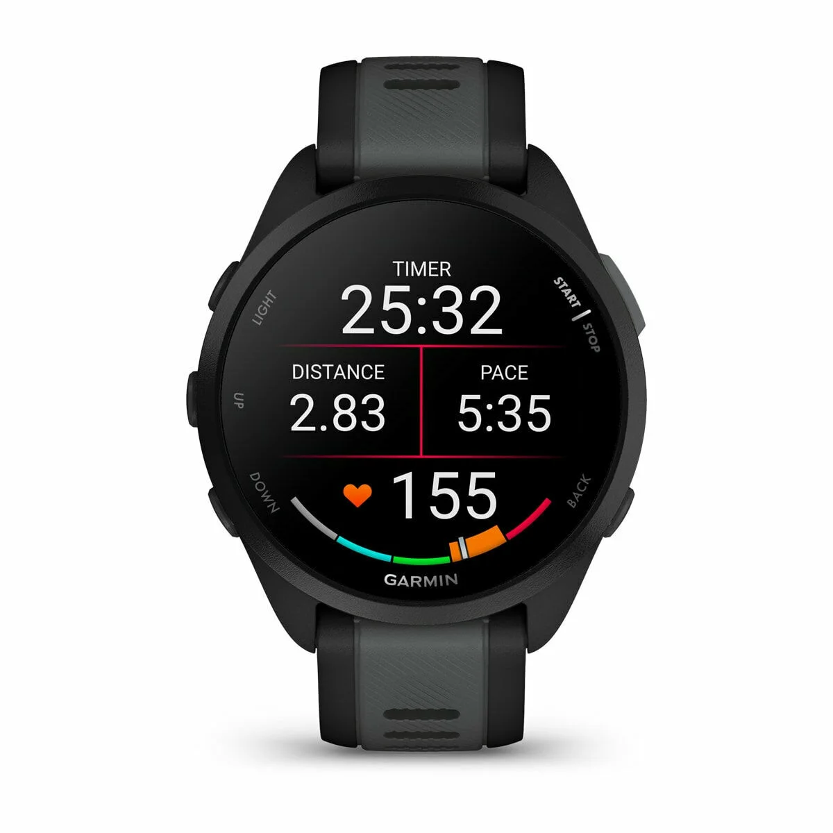 Smartwatch GARMIN Forerunner 165 Music Negro Plateado 1,2" 43 mm