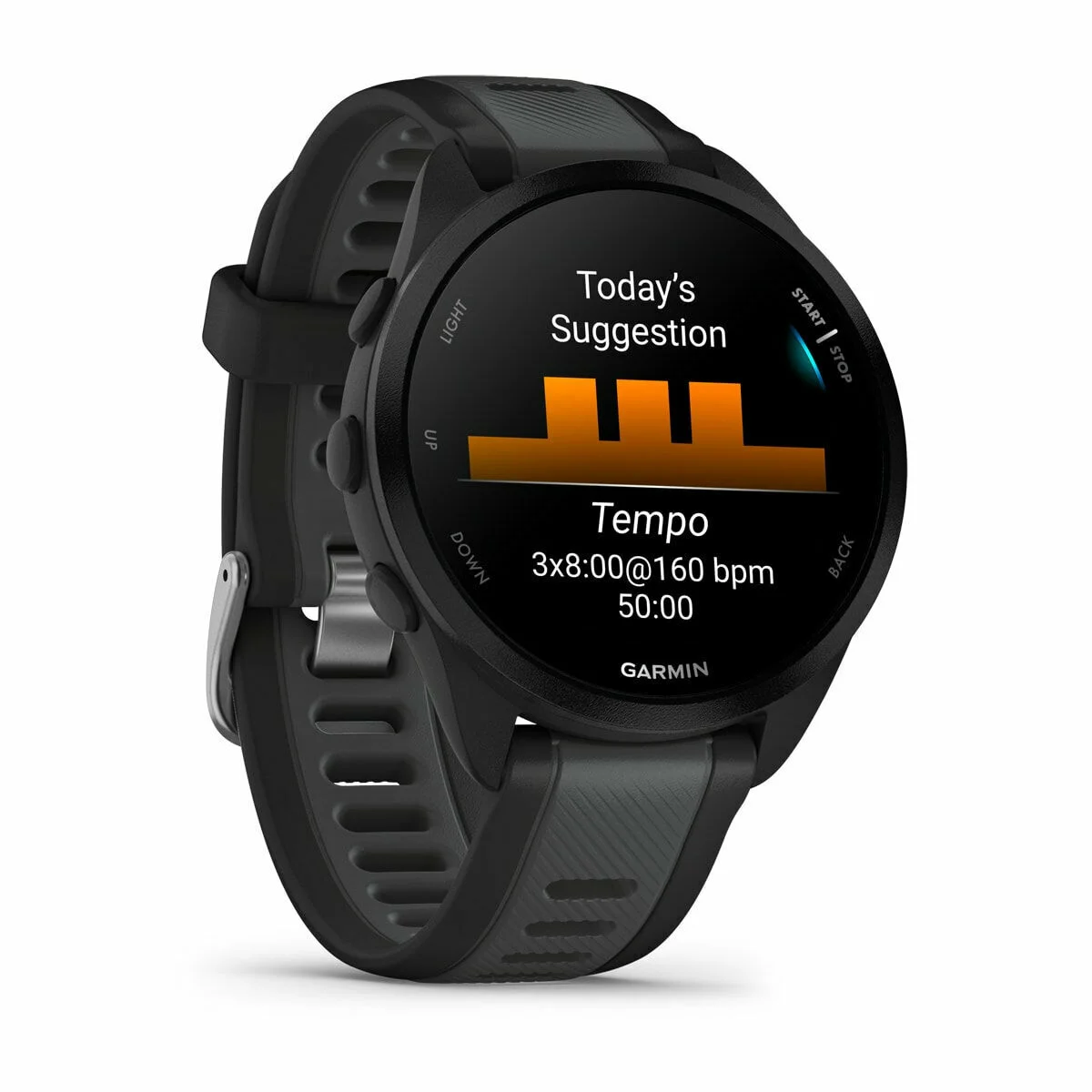 Smartwatch GARMIN Forerunner 165 Music Negro Plateado 1,2" 43 mm