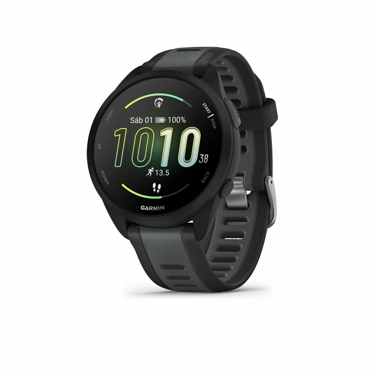 Smartwatch GARMIN Forerunner 165 Music Negro Plateado 1,2" 43 mm