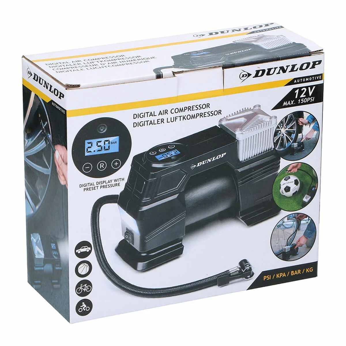 Compresor de Aire Dunlop 150 PSI