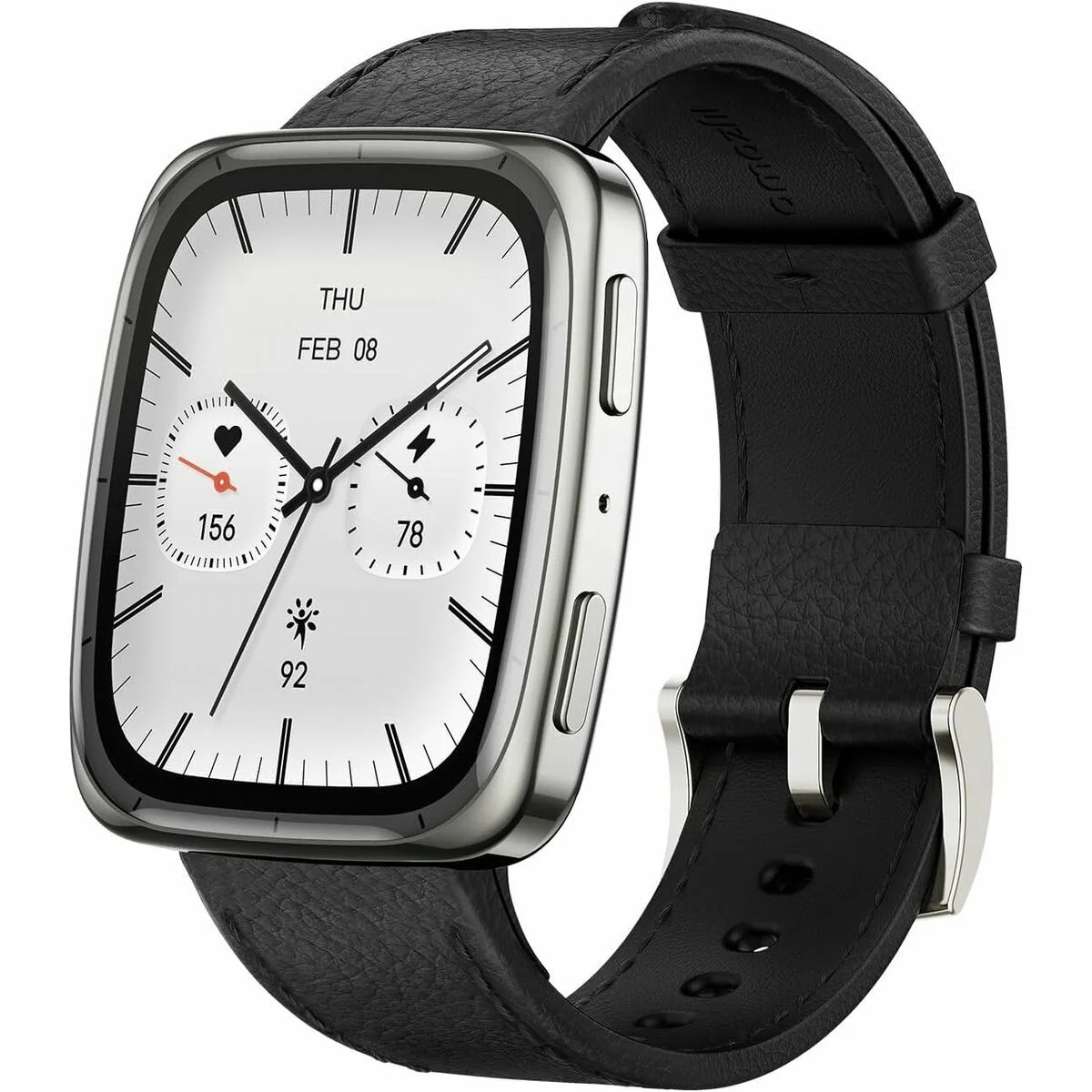 Smartwatch Amazfit ACTIVE 2 SQUARE Negro Acero 1,75"