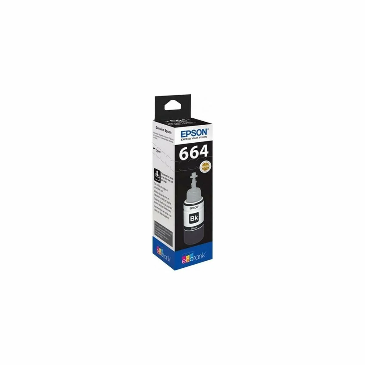 Cartucho de Tinta Original Epson C13T664140 Negro Gris