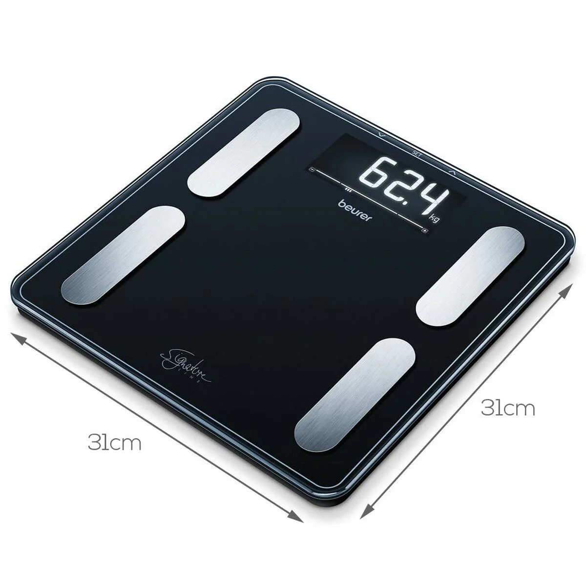 Báscula Digital de Baño Beurer BF400 NEGRO