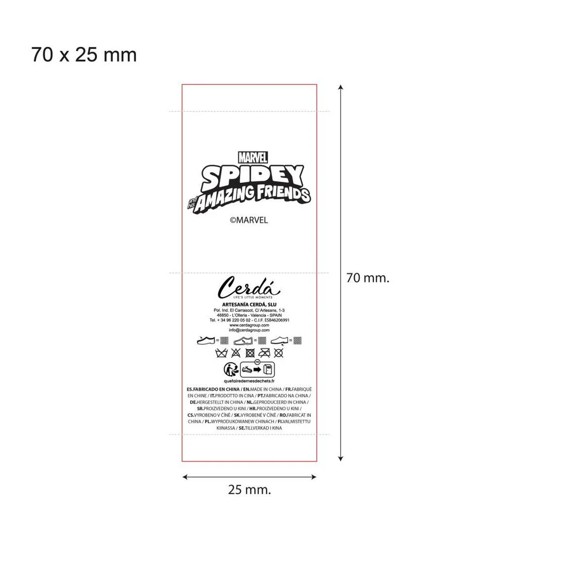 Zapatillas de Estar por Casa Spidey Rojo 28-29