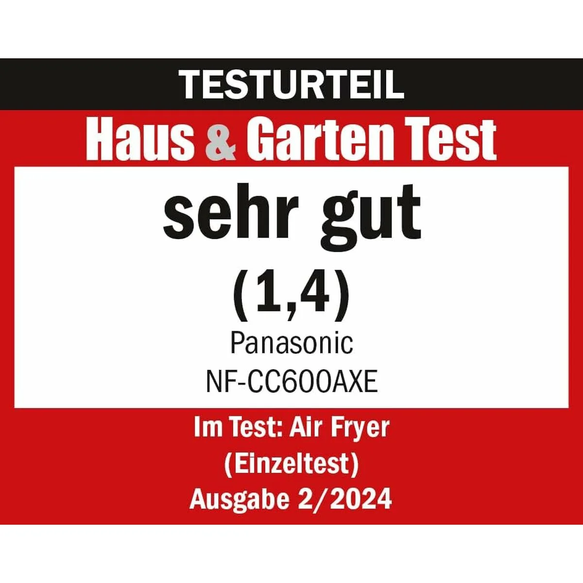 Freidora de Aire Panasonic NF-CC600AXE 1450 W 6 L