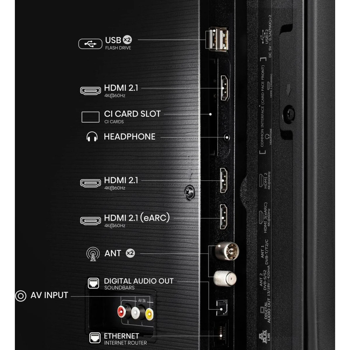 Smart TV Hisense 55E77Q       55 55" 4K Ultra HD HDR QLED