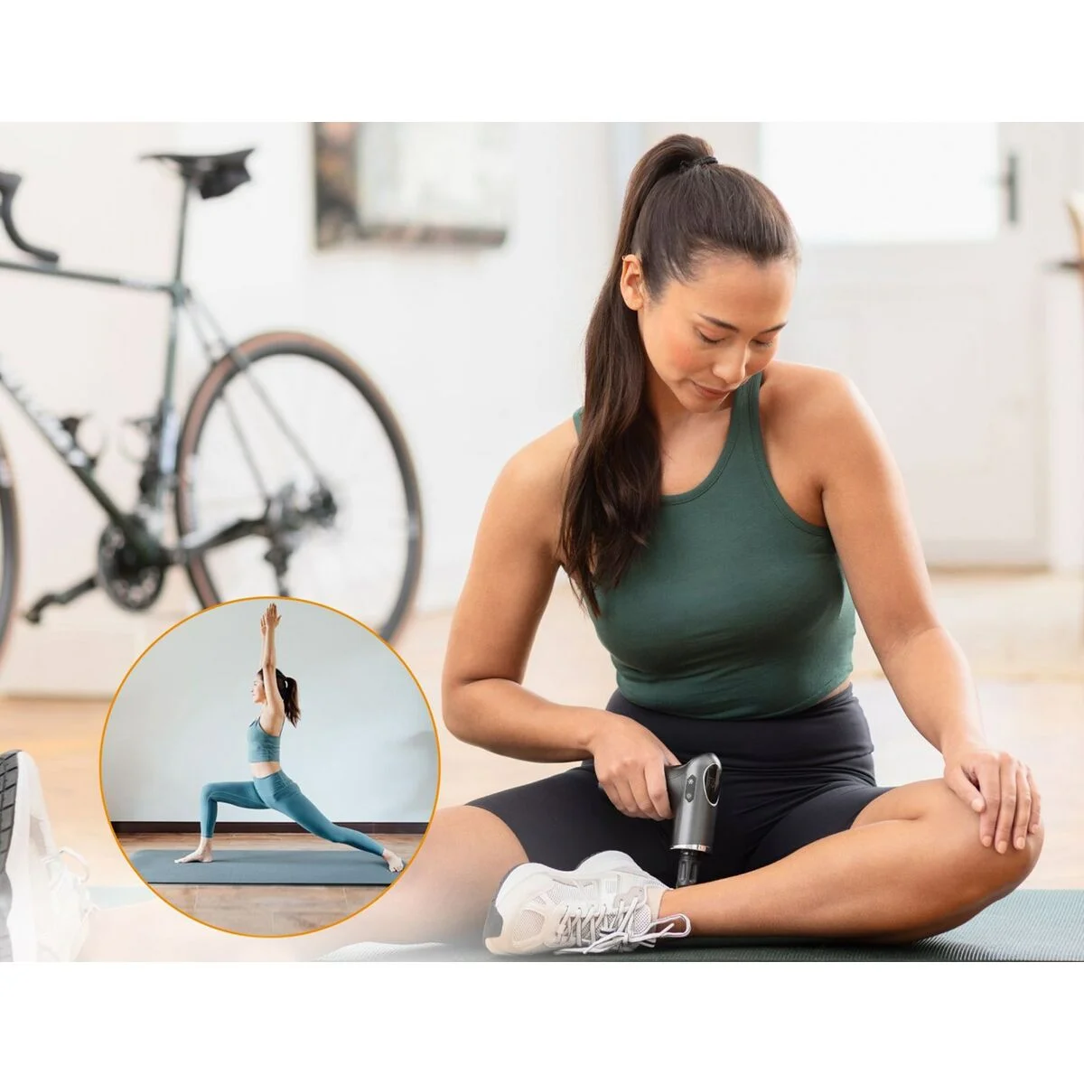 Pistola de Masaje Muscular con Frío y Calor Medisana 88999