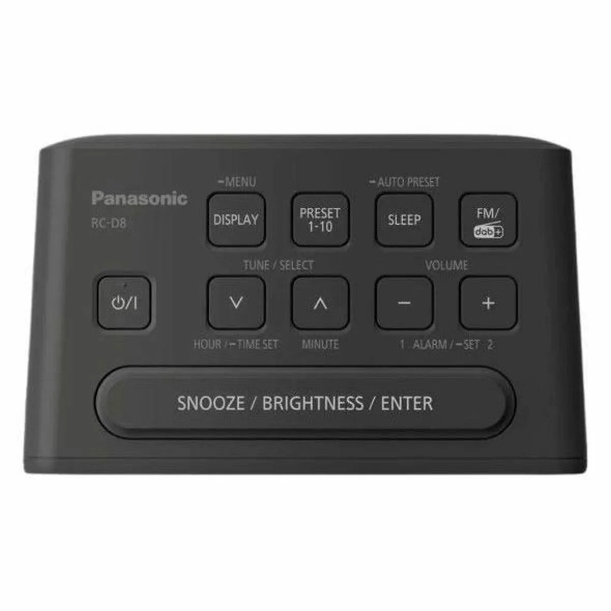 Radio Despertador Panasonic RC-D8EG-K Negro