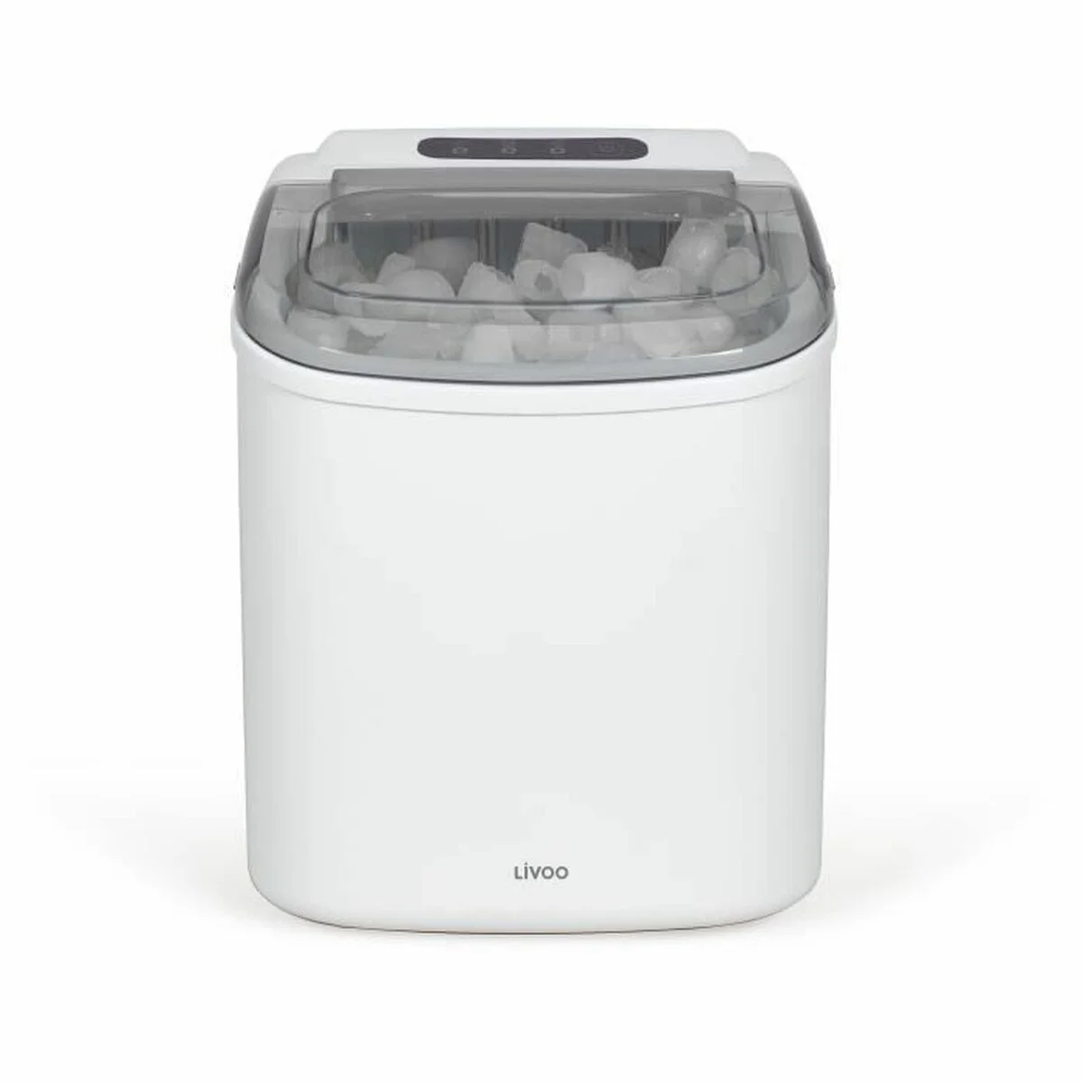 Máquina de Hacer Hielo Livoo DOM484 Blanco 150 W 1,2 L