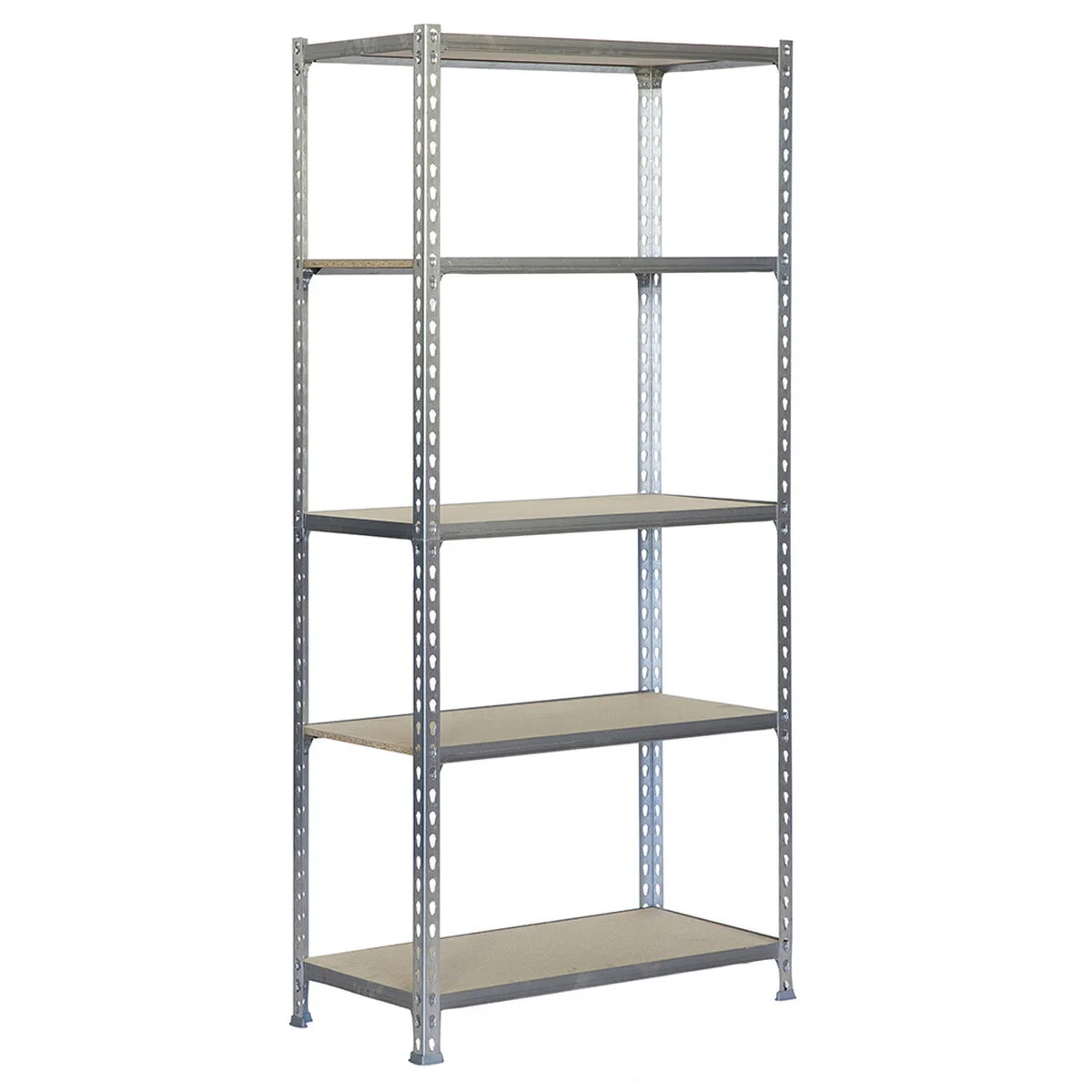 Estantería Simon Rack Madera 167,4 X 71 X 31 CM Gris 5 Estantes