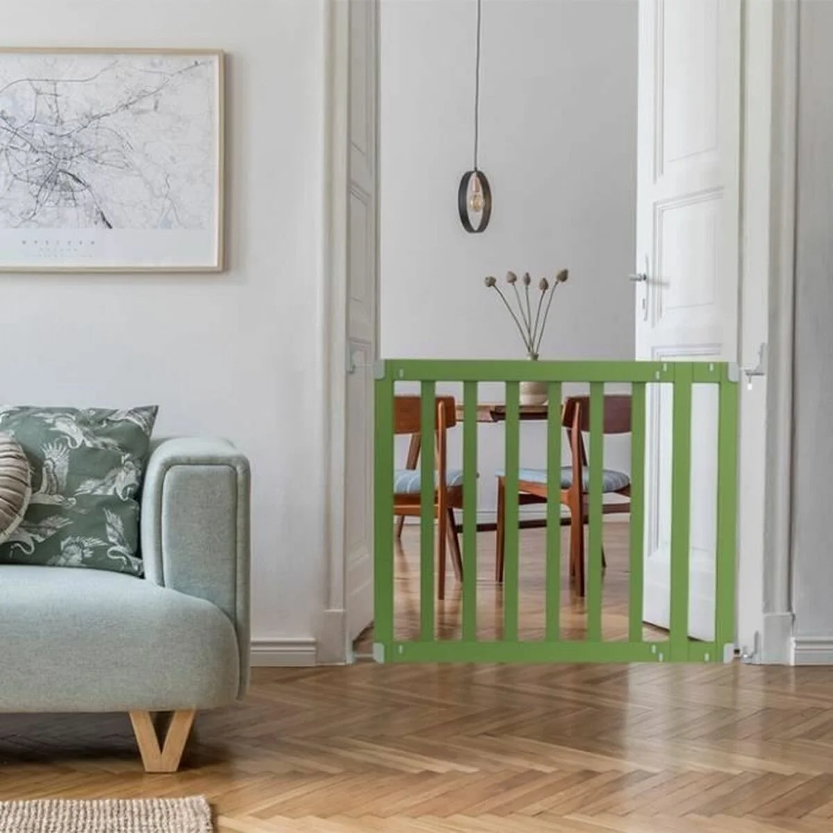 Barrera de seguridad Ingenuity Marrón 76-91 cm