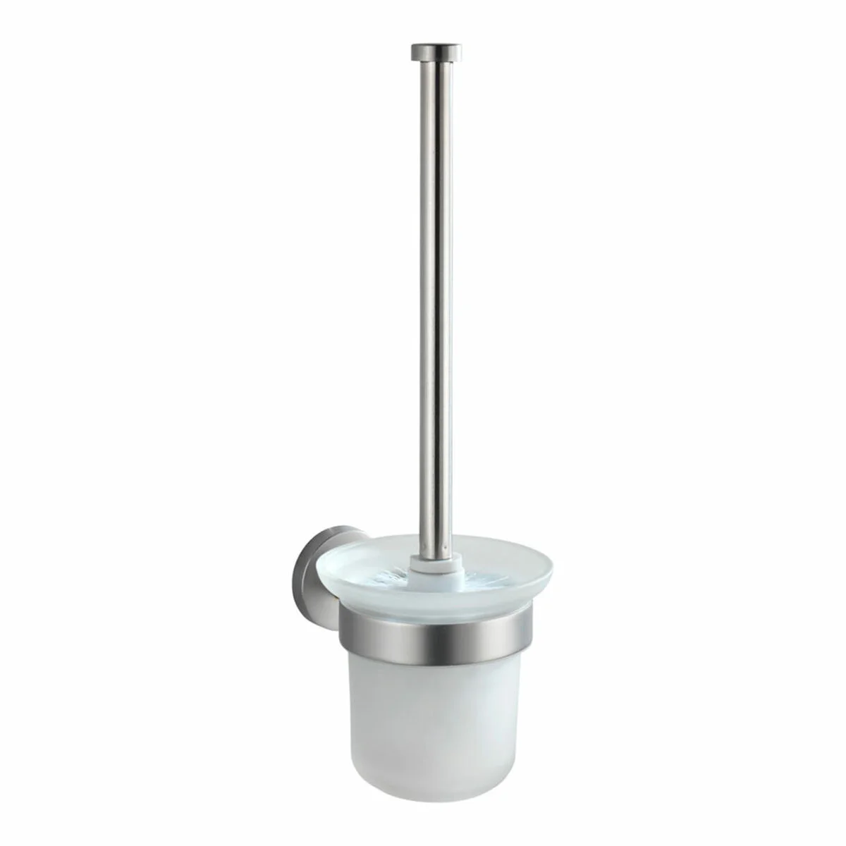 Portaescobillas Wenko 10 X 35 X 14 CM Blanco Acero Inoxidable Moderno Cromado