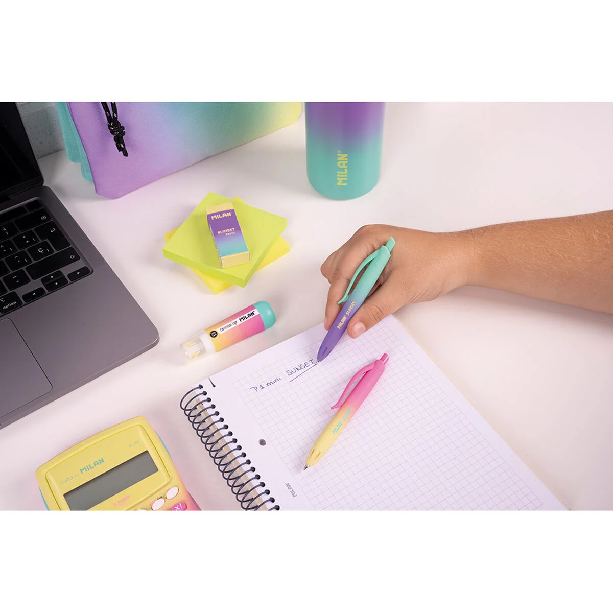 Set de Bolígrafos Milan Multicolor 1 mm (24 Piezas) (24 Unidades)