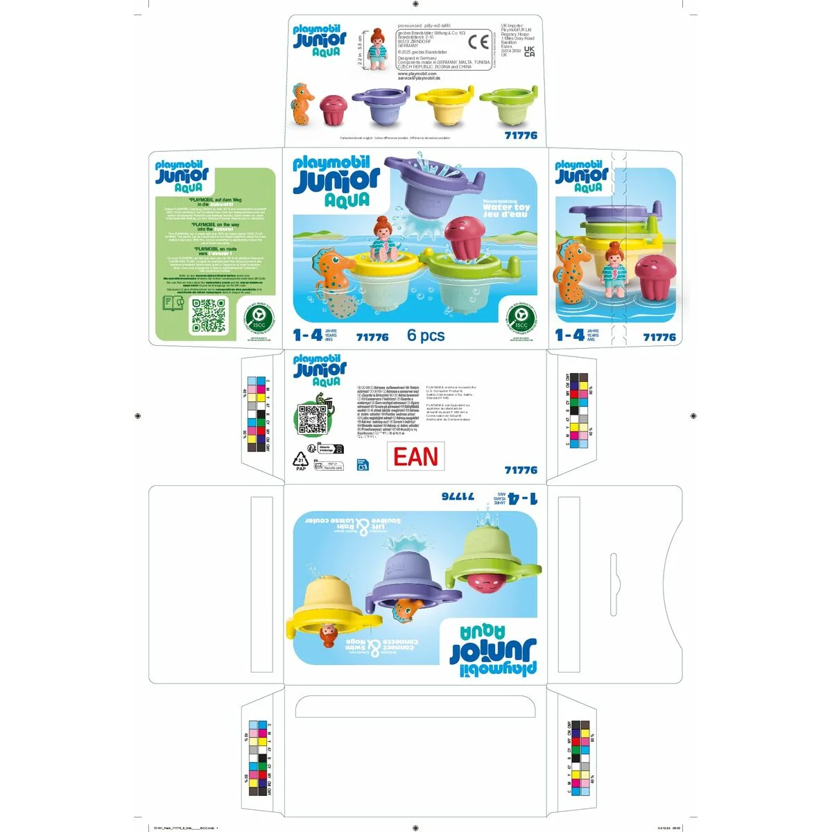 Playset Playmobil Junior Water 71776 6 Piezas