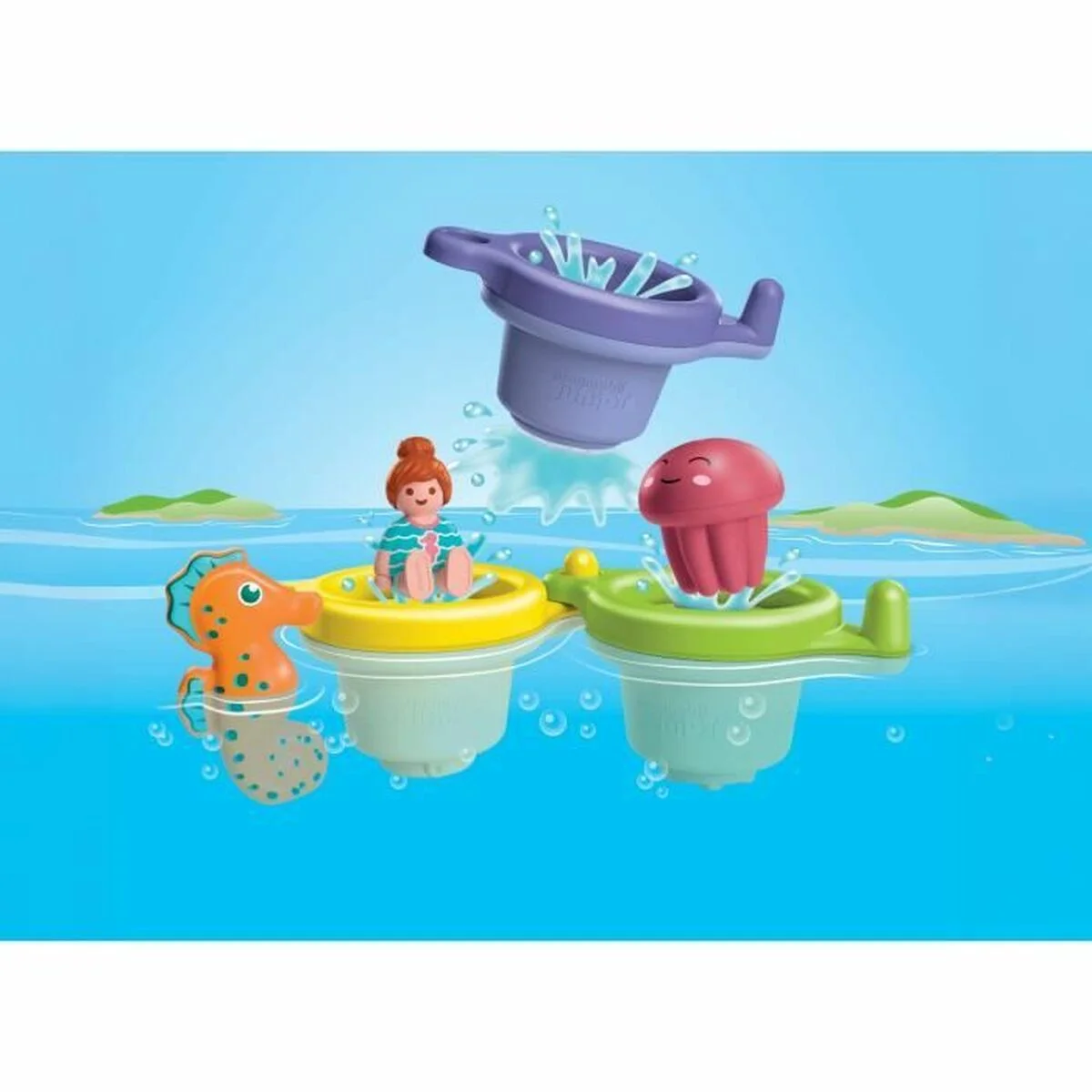 Playset Playmobil Junior Water 71776 6 Piezas