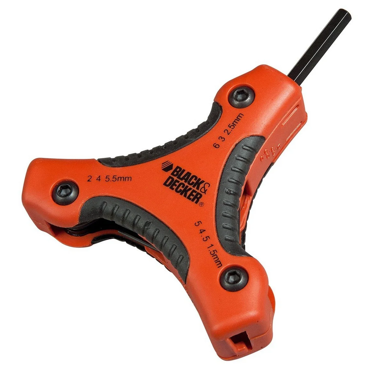 Llaves hexagonales plegables Black & Decker bdht0-71628 1,5-2-2,5-3-4-4,5-5-5,5-6 mm