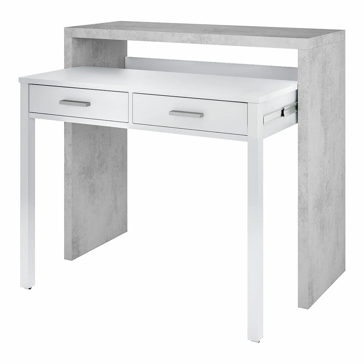 Desk Forés White 98,5 X 36 X 87,5 CM Metal MDF