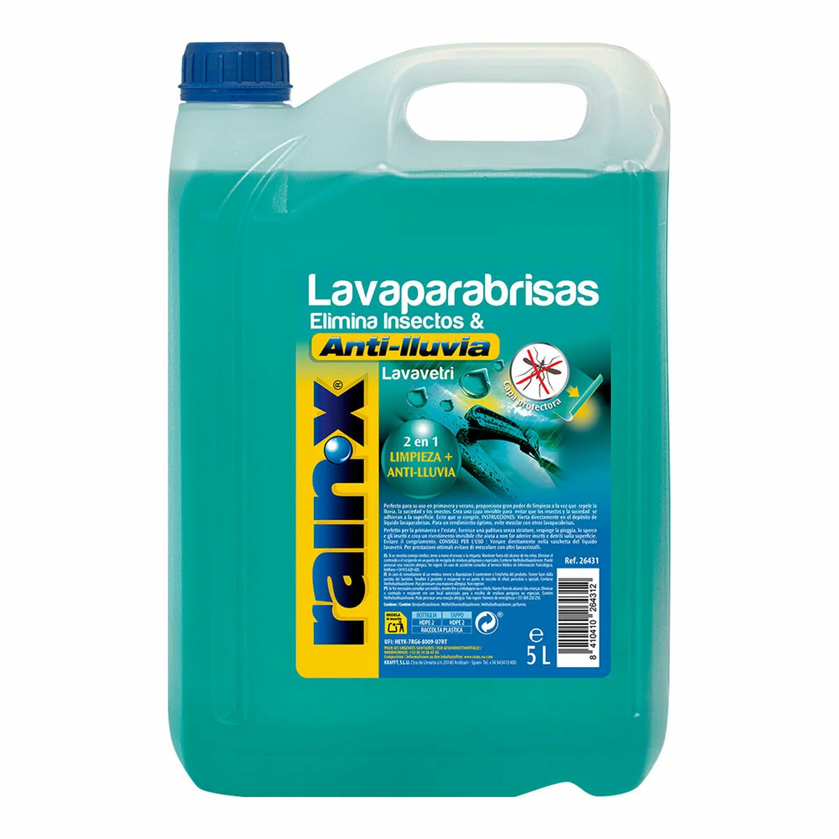 Limpiaparabrisas Rainx 5 L