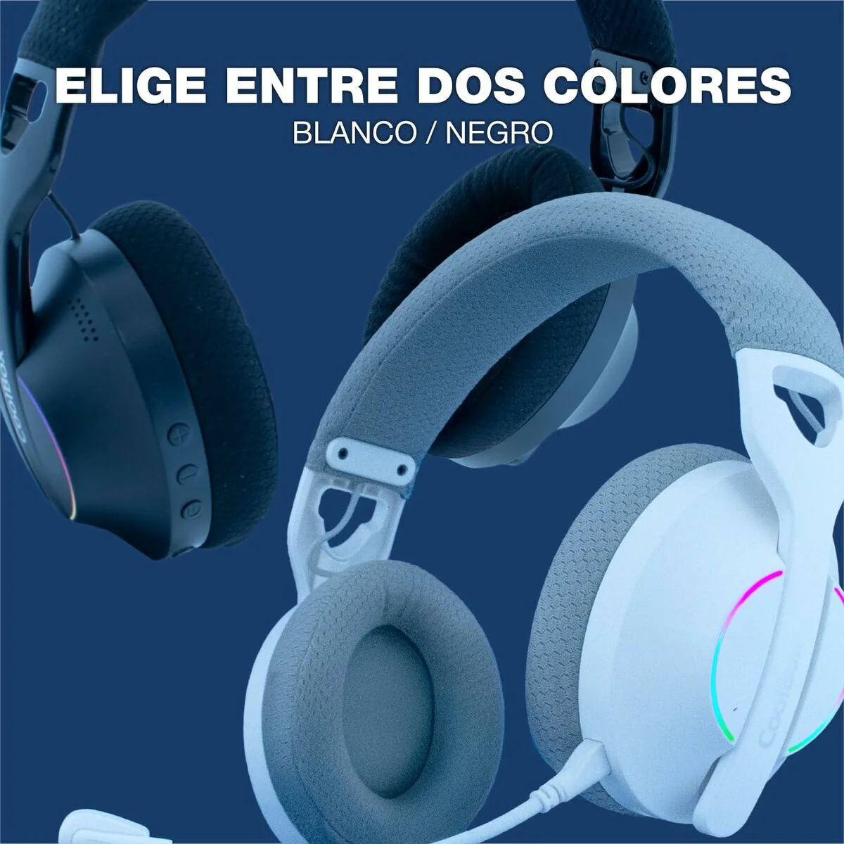 Auriculares CoolBox COO-AUM-WB01-W