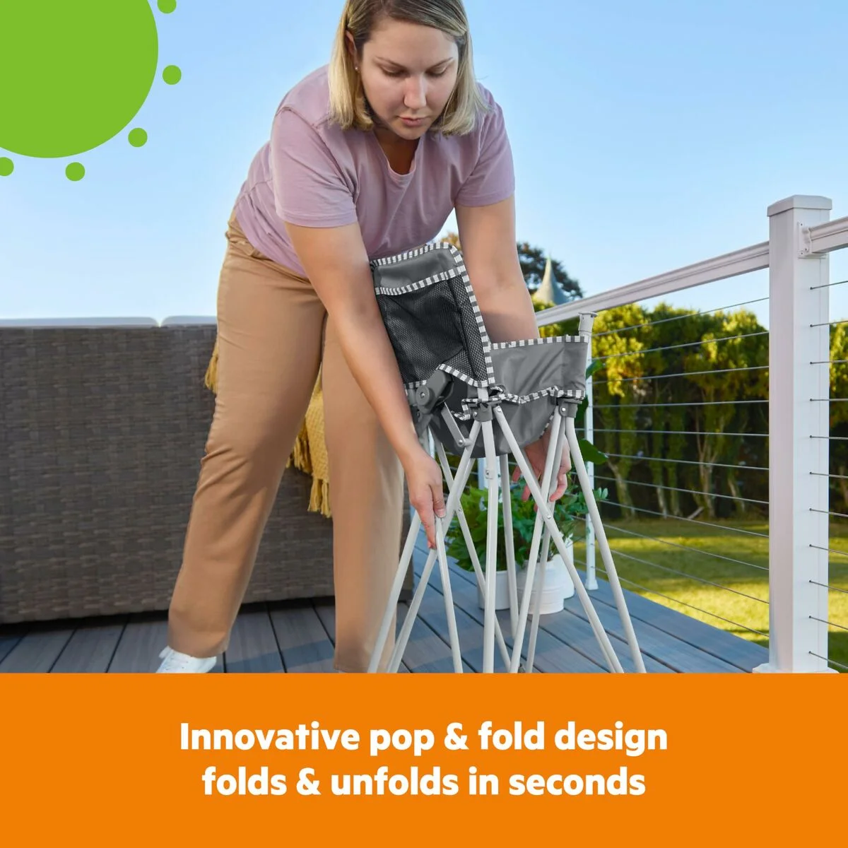 Trona Bright Starts Pop N Dine Gris