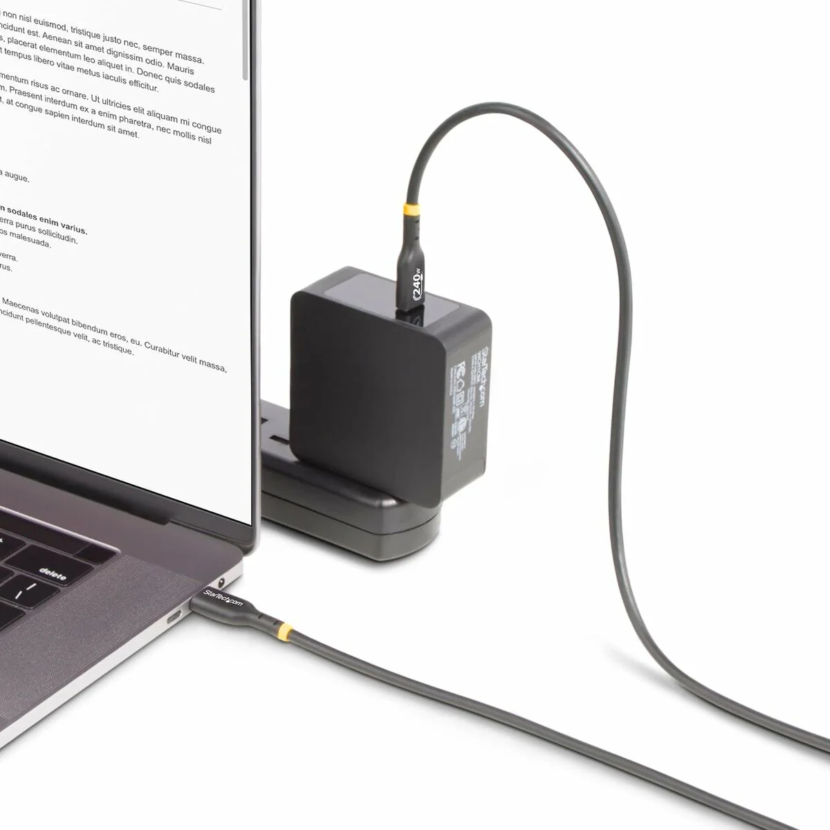 Adaptador de Corriente Startech USB2EPR1M Negro