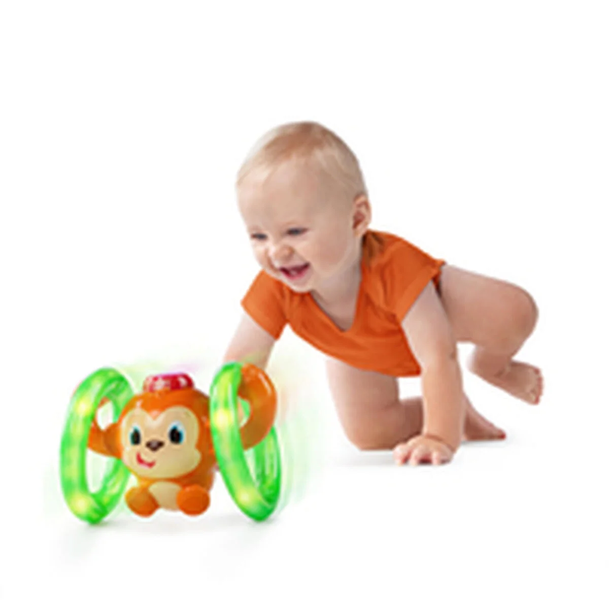 Juguete Musical Bright Starts Little Roll & Glow Monkey