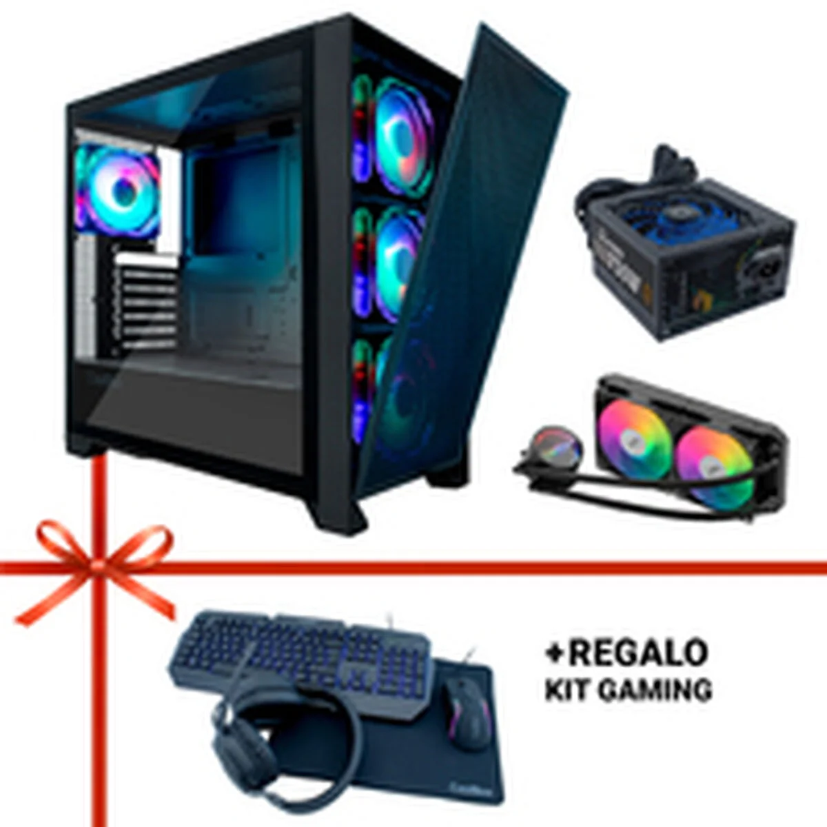 Caja Semitorre ATX CoolBox GE2000 Negro