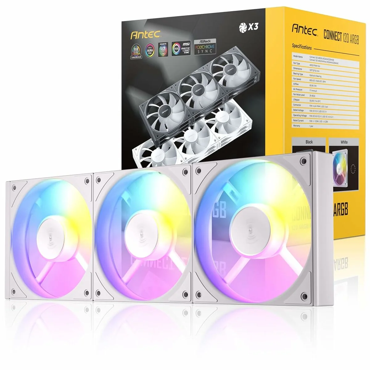 Ventilador de CPU Antec C120 ARGB Ø 12 cm