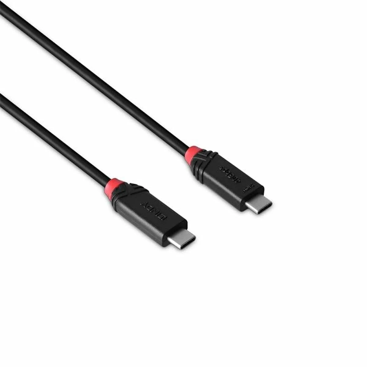 Cable USB-C a USB-C LINDY 37002 Negro 2 m