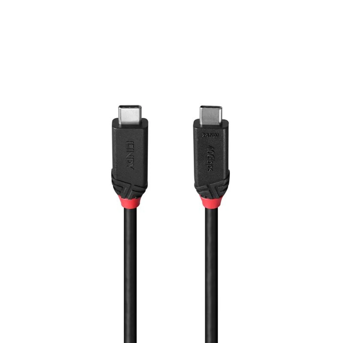 Cable USB-C a USB-C LINDY 37001 Negro 1 m
