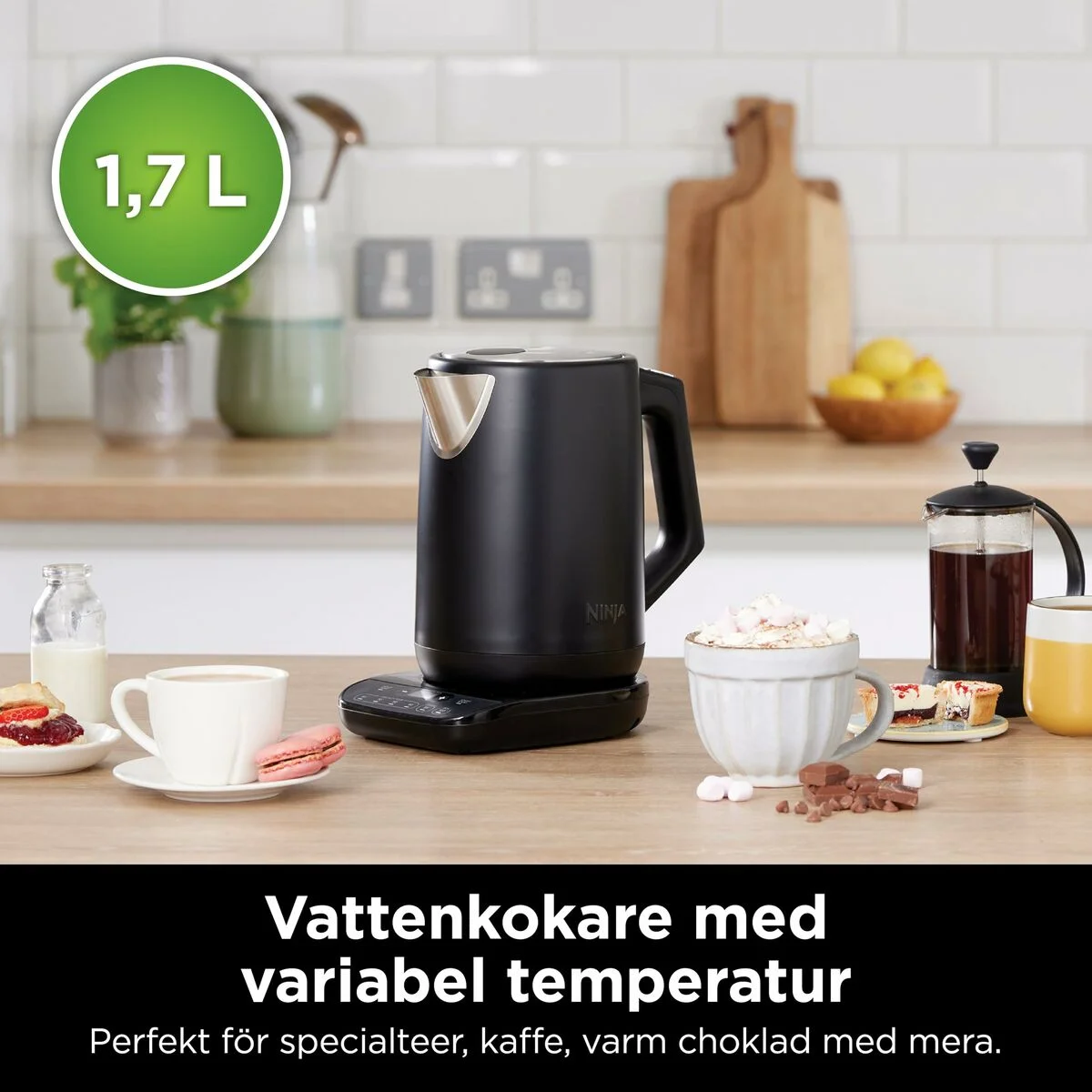 Hervidor NINJA KT200EU Negro Acero Inoxidable 3000 W 1,7 L