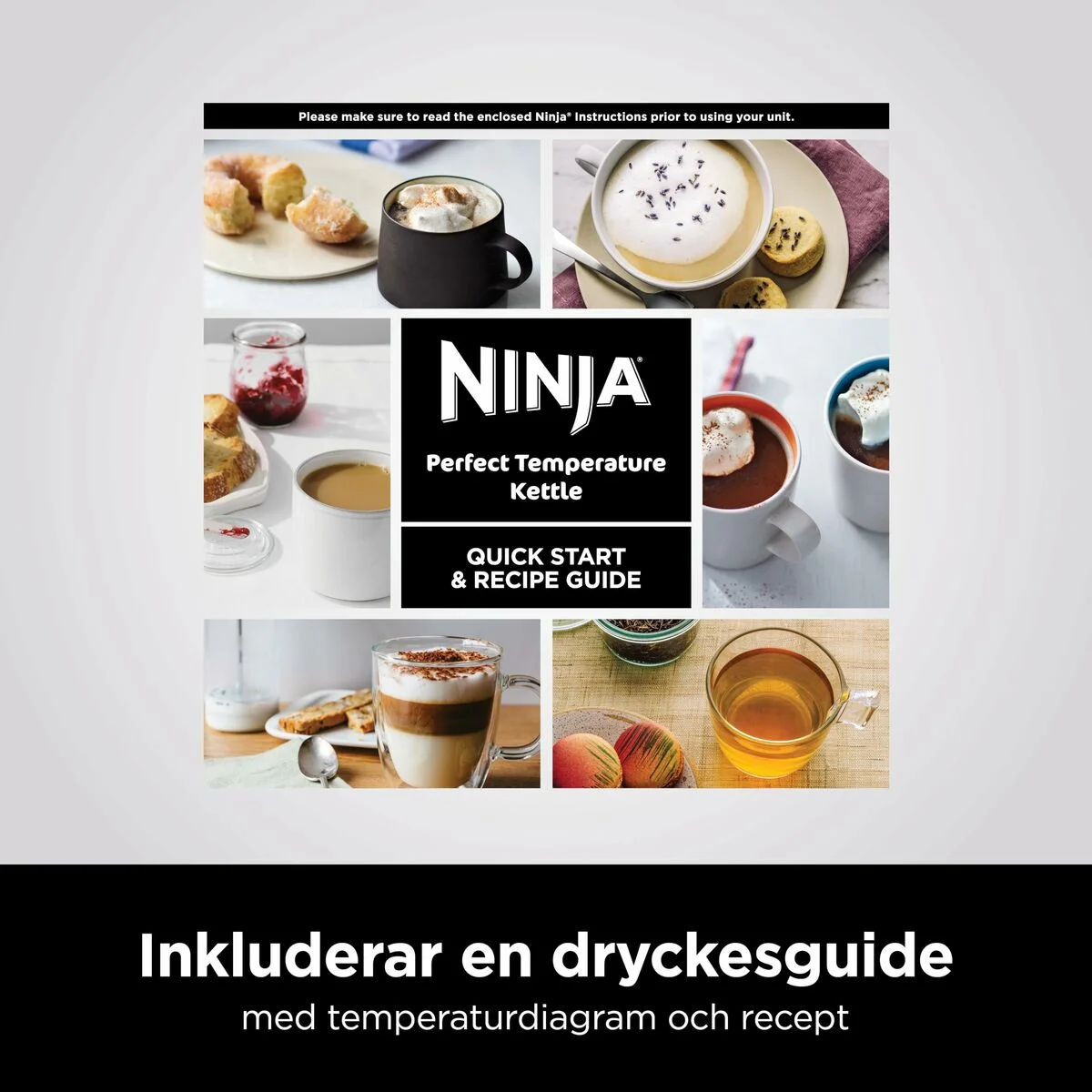 Hervidor NINJA KT200EU Negro Acero Inoxidable 3000 W 1,7 L