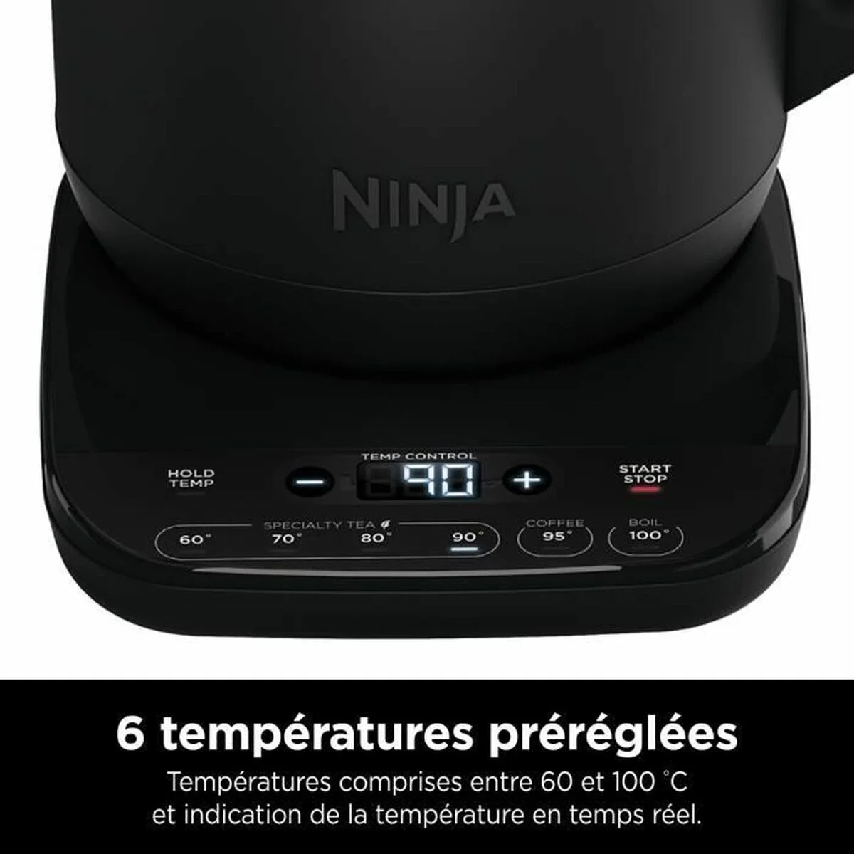 Hervidor NINJA KT200EU Negro Acero Inoxidable 3000 W 1,7 L
