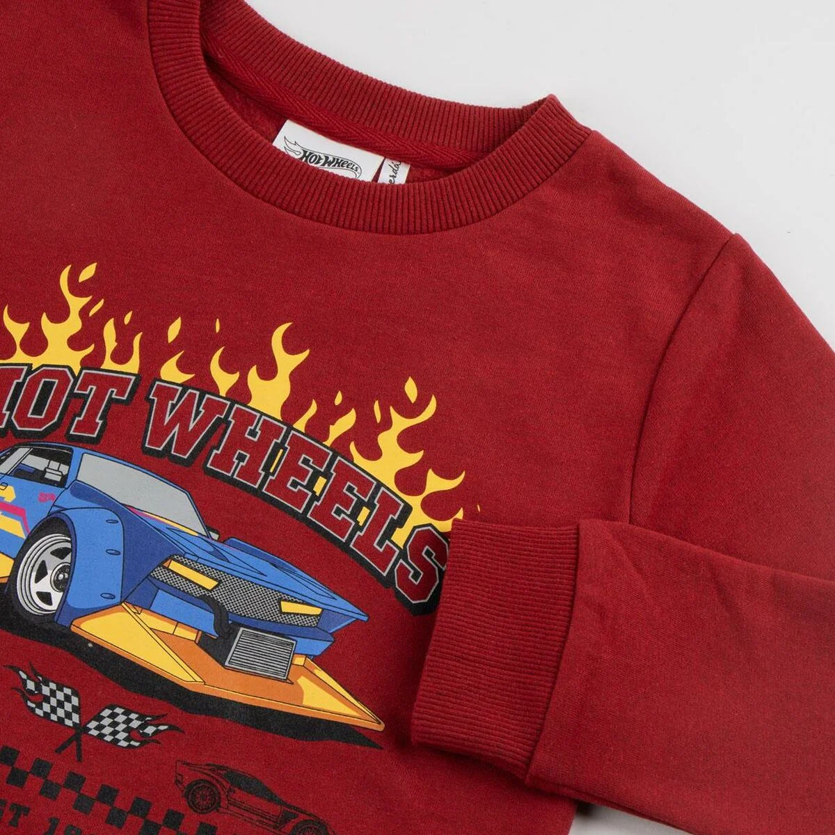 Sudadera Infantil Hot Wheels Rojo Oscuro