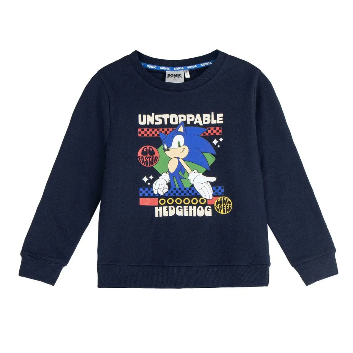 Sudadera Infantil Sonic Azul oscuro
