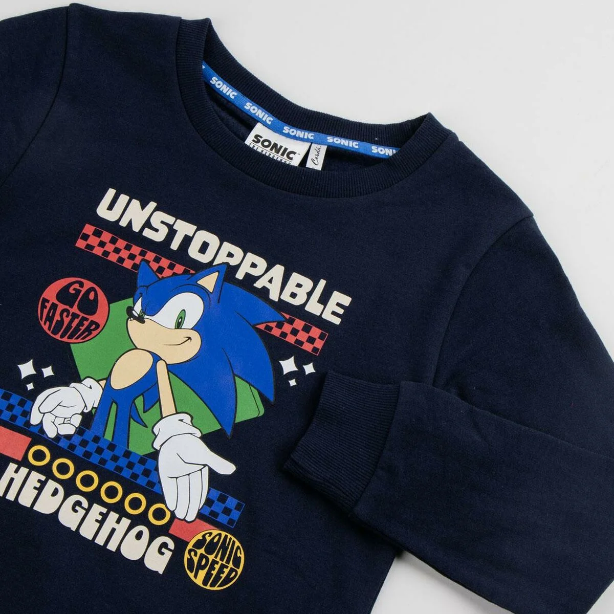 Sudadera Infantil Sonic Azul oscuro