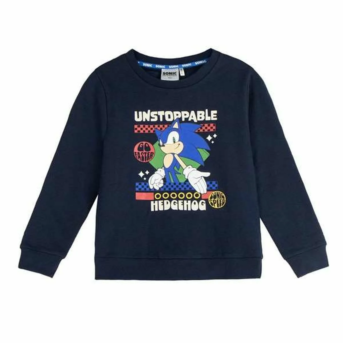 Sudadera Infantil Sonic Azul oscuro