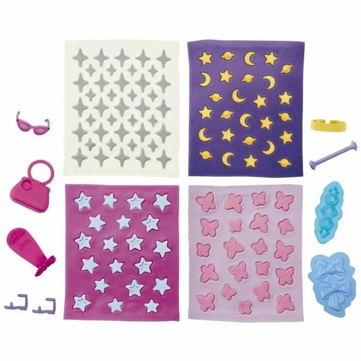 Juego de Plastilina Play-Doh Barbie Sparkles & Gems Multicolor