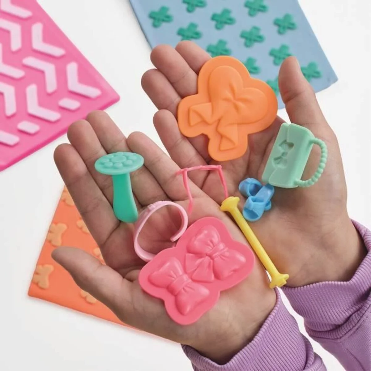 Juego de Plastilina Play-Doh BArbie Pearls & Bows Multicolor