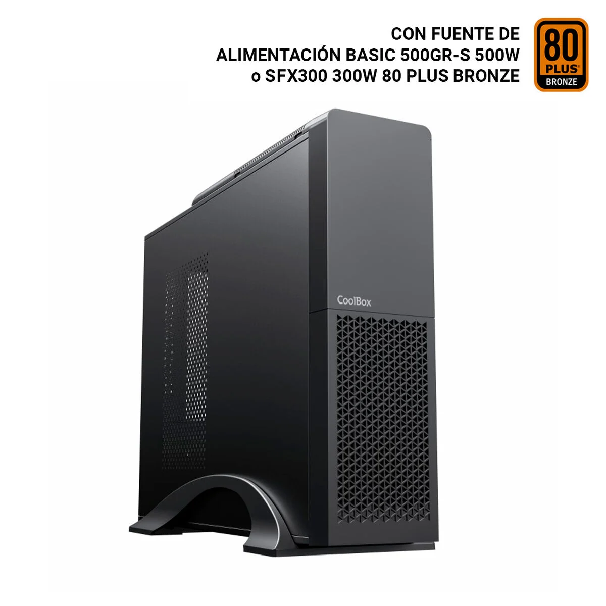 Caja Semitorre ATX CoolBox COO-PCT313-BZ Negro