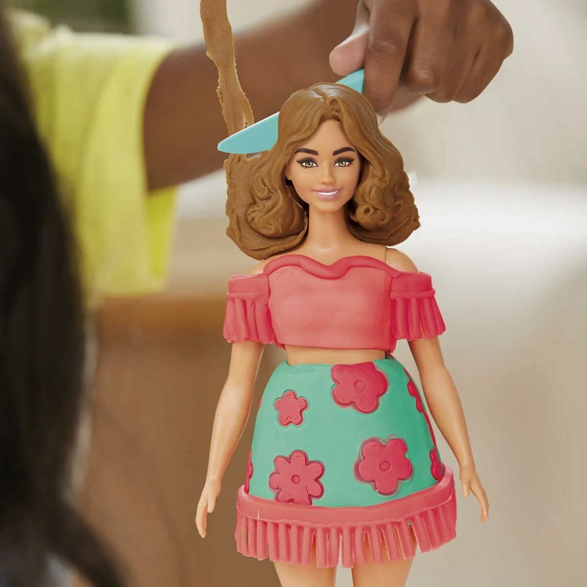 Juego de Plastilina Play-Doh Florals & Fringe Multicolor