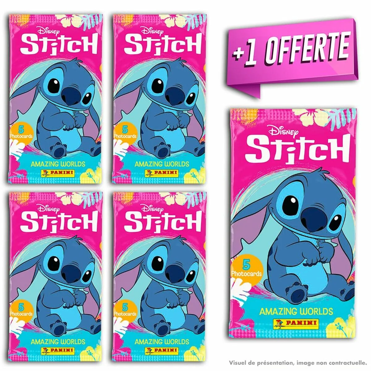 Pack de cromos Panini Stitch Fantasy Worlds 25 Piezas