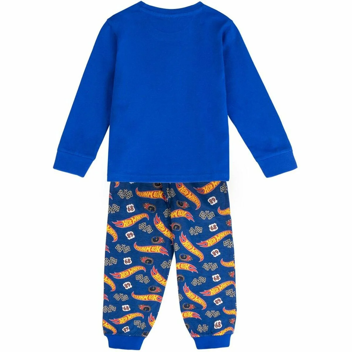 Pijama Infantil Hot Wheels Azul