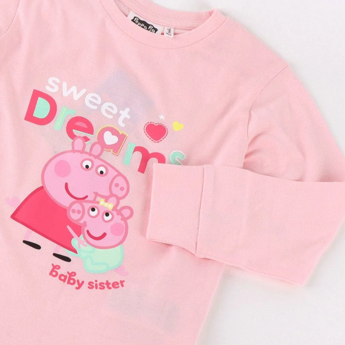 Pijama Infantil Peppa Pig Rosa