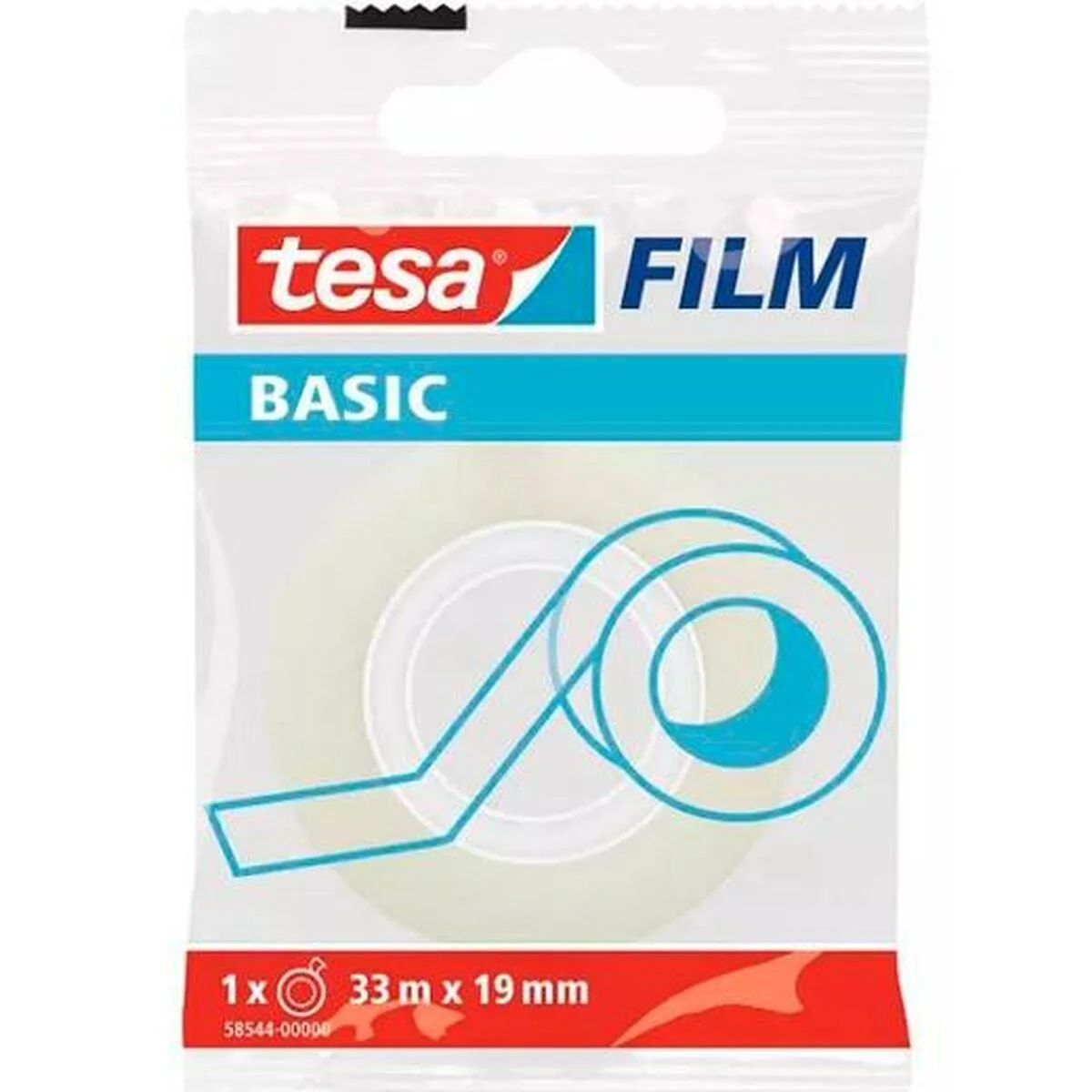 Adhesive Tape TESA Transparent polypropylene 19 mm x 33 m (24 Units)