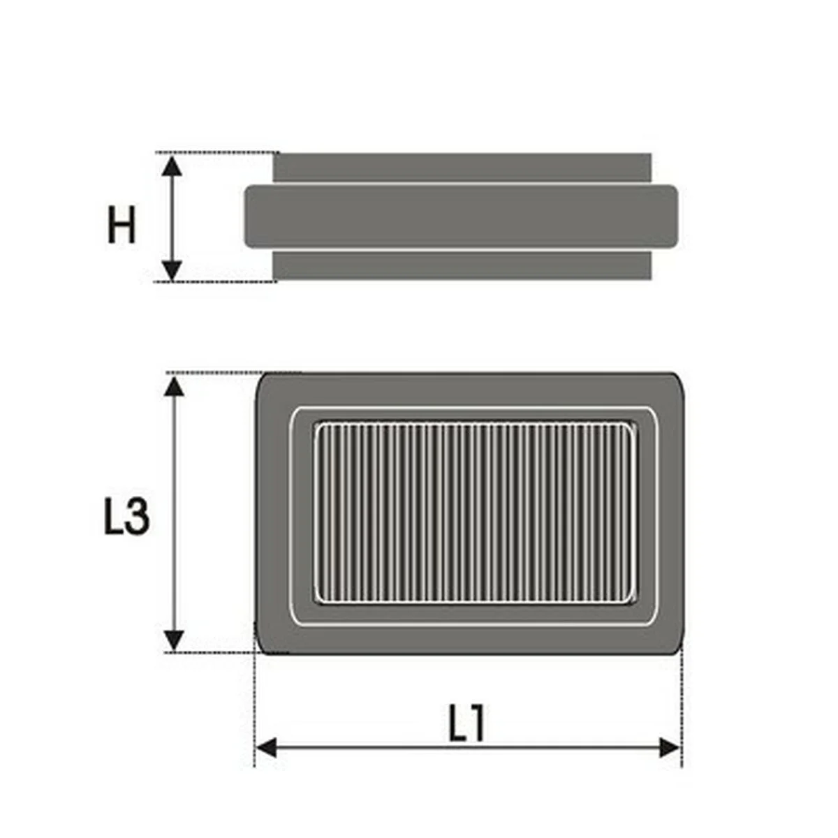 Filtro de aire Green Filters P567293
