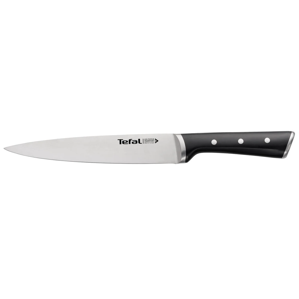 Cuchillo de Cocina Tefal K23207 Negro 7" Acero Inoxidable 20 cm