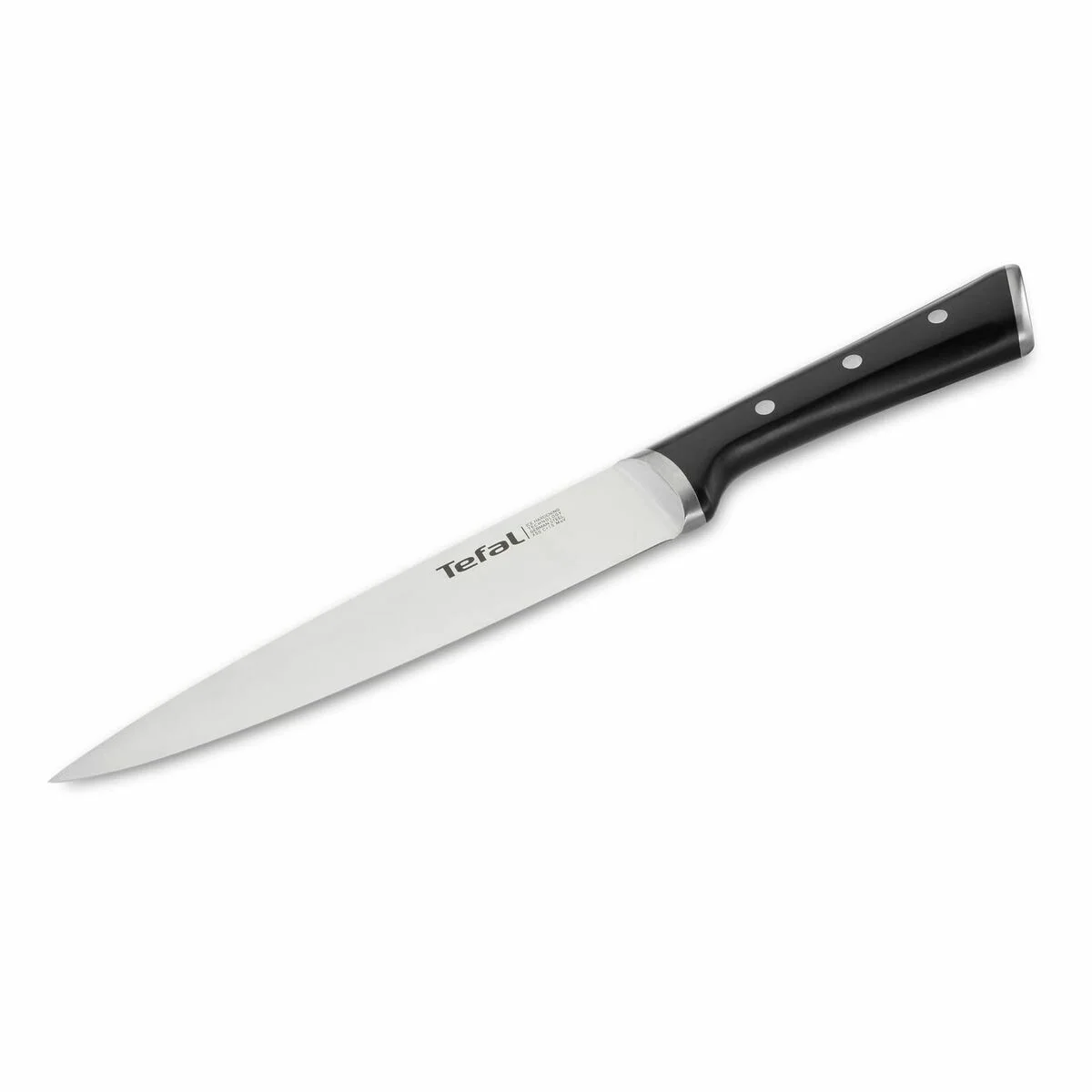 Cuchillo de Cocina Tefal K23207 Negro 7" Acero Inoxidable 20 cm