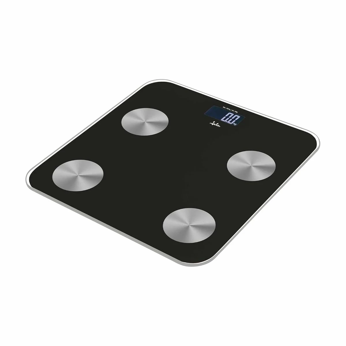 Báscula Digital de Baño JATA HBAS1155 Negro Vidrio Cristal Templado 180 kg