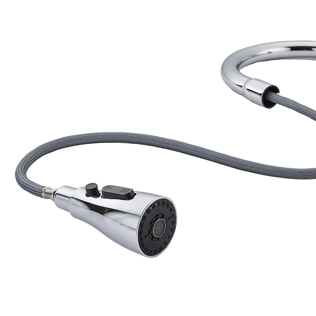 Grifo Monomando Fontastock Cromo Acero Inoxidable Latón Cerámico Aleación de Zinc Forma de C Alto